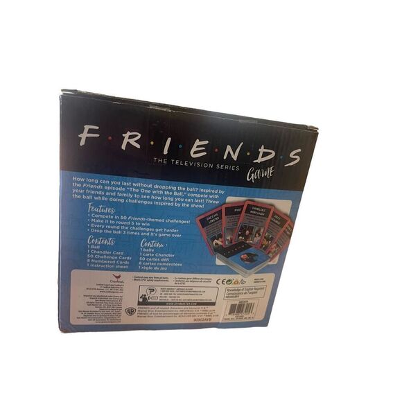 NWT Spin Master Ltd Black Blue Unisex The One With The Ball Game Friends OS - Picture 2 of 7